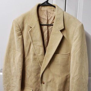 Vintage Brad Whitney Men's Sports Coat Blazer Jacket  Size: L44 Button Corduroy